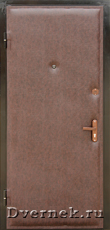 Металлическая дверь для дачи с винилом