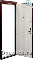 Дверь с отделкой МДФ с 2-х сторон