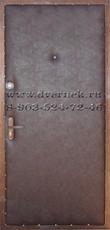 Образец стальной двери с порошком Классика-2 внутренняя