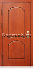 Наружная сторона металлической двери с Отделкой МДФ Престиж-6